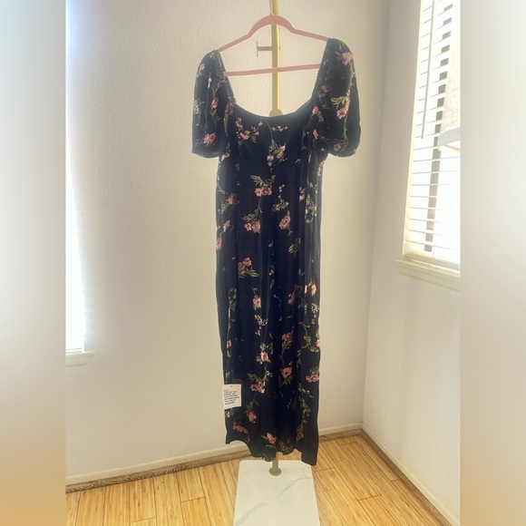 ASOS DESIGN Petite milkmaid jumpsuit in floral print - Picture 3 of 9